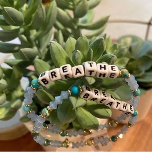 Little Word Project Bracelet- Breathe - NWT